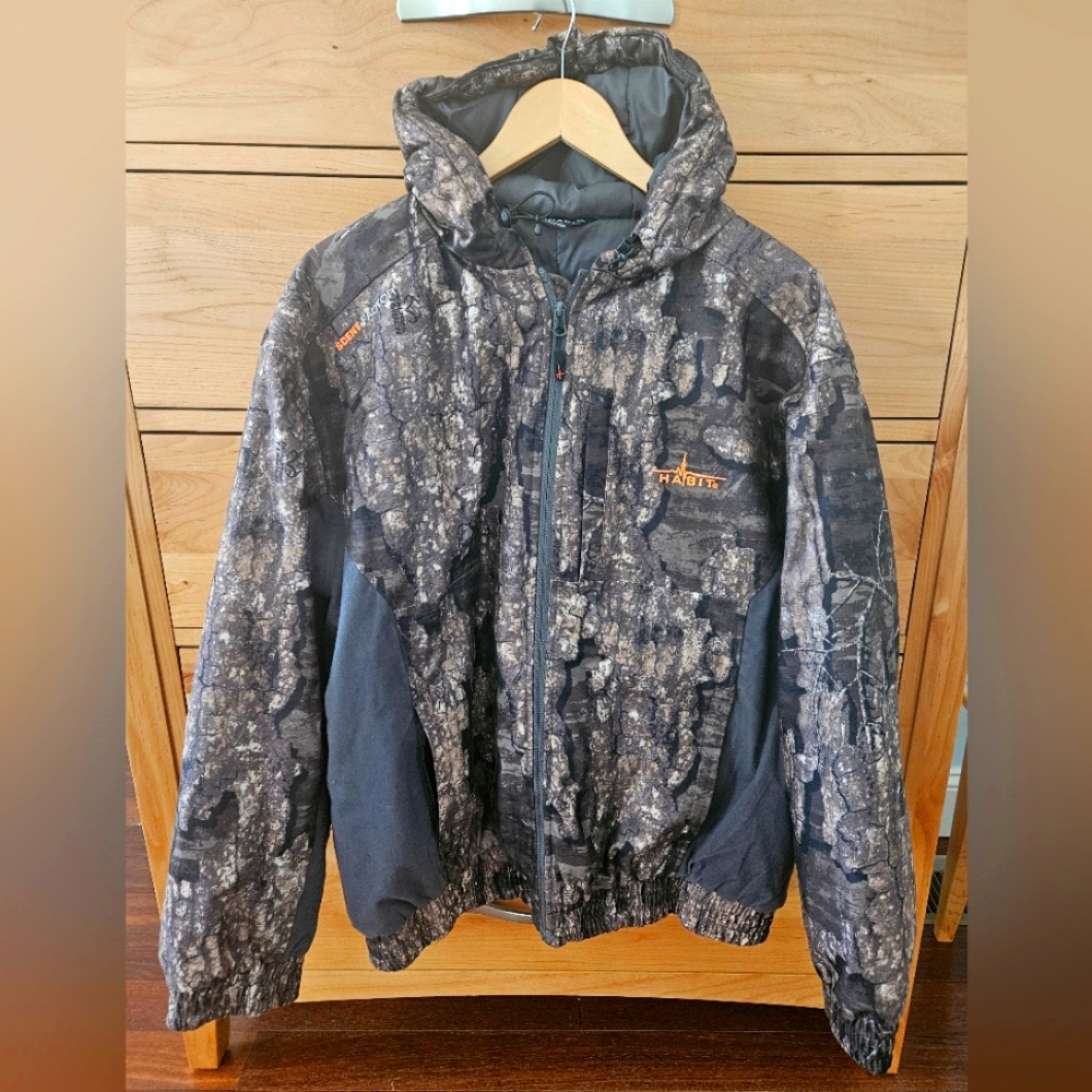Camouflage hooded jacket